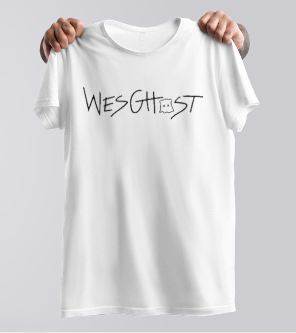 WesGhost Brand Ghost Icon Sketch T-Shirt