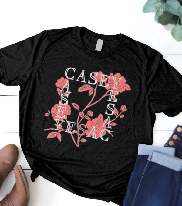 Casey The Band Where I Go When I Am Sleeping Floral Roses T-Shirt