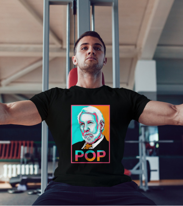 Spurs Gregg Popovich Pop T-Shirt