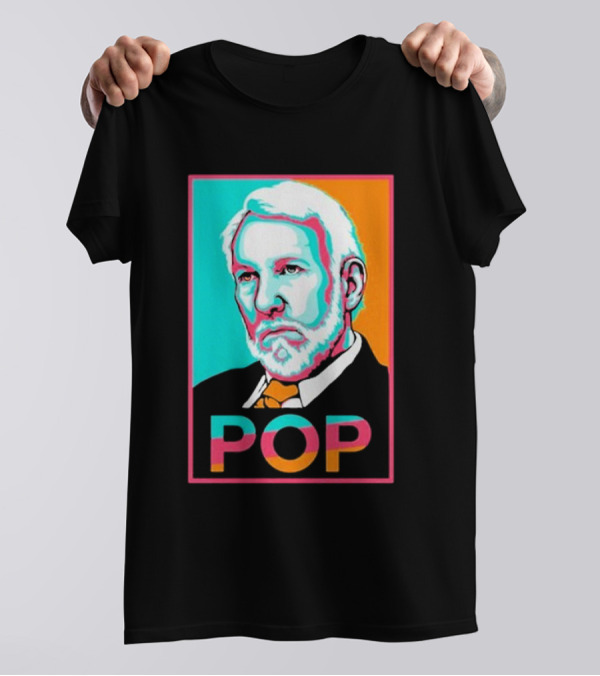 Spurs Gregg Popovich Pop T-Shirt