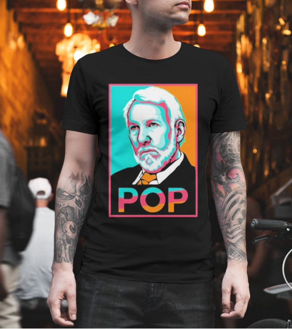 Spurs Gregg Popovich Pop T-Shirt