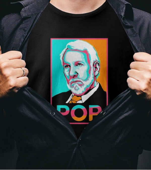 Spurs Gregg Popovich Pop T-Shirt