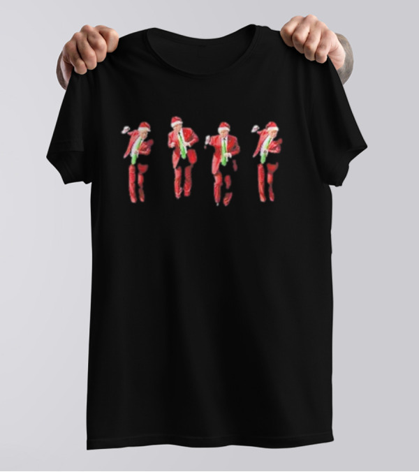 Trump Santa Dance Christmas Pajamas Victory T-Shirt