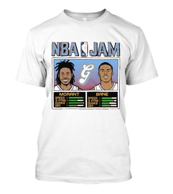 NBA Jam Morant Bane Memphis Grizzlies 2024 25 City Edition T-Shirt