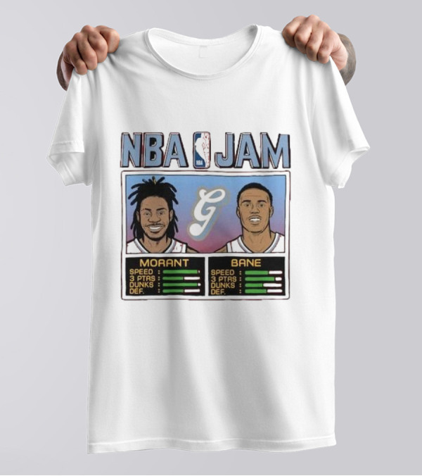 NBA Jam Morant Bane Memphis Grizzlies 2024 25 City Edition T-Shirt
