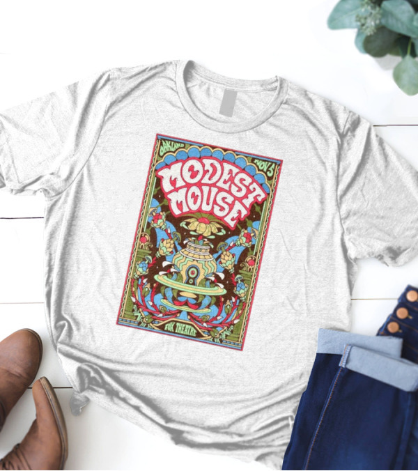 Modest Mouse Fox Theatre Oakland November 5 2024 Tour T-Shirt