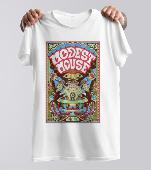 Modest Mouse Fox Theatre Oakland November 5 2024 Tour T-Shirt