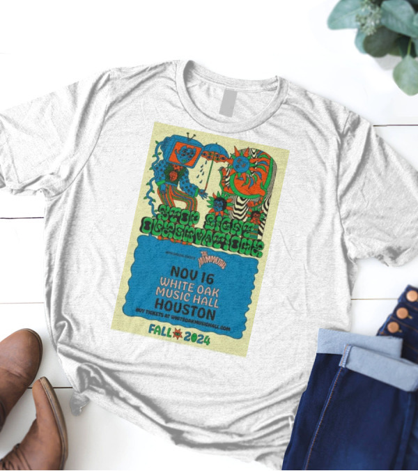 Stop Light Observations With The Mammoths Nov 16 White Oak Music Hall Houston Fall T-Shirt
