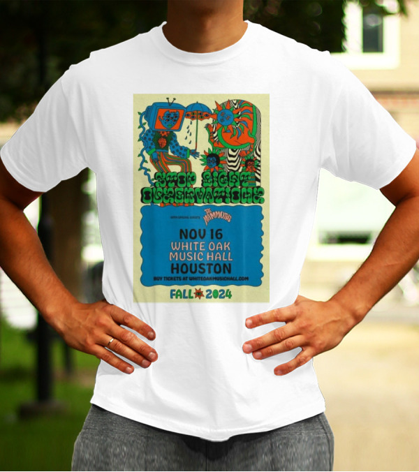 Stop Light Observations With The Mammoths Nov 16 White Oak Music Hall Houston Fall T-Shirt