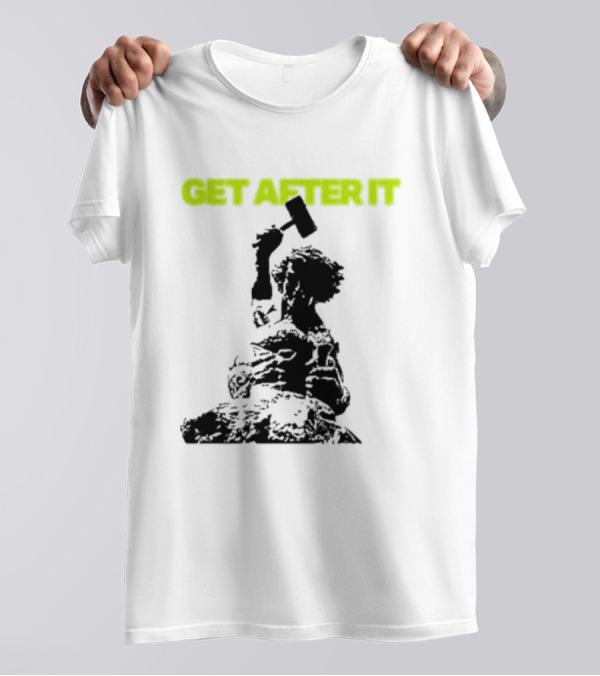 Get After It Rock Climbing Motivational Instrumentals T-Shirt