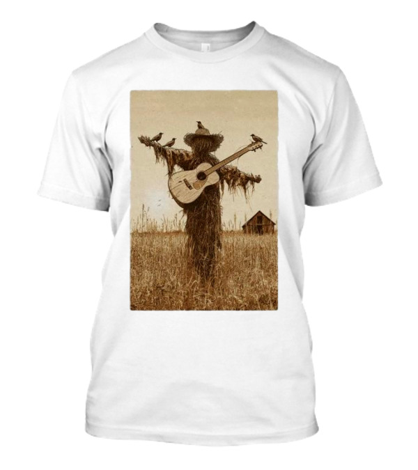 Kevin Morby Tour Hamburg Germany Nov 16 2024 Scarecrow Guitar Birds T-Shirt