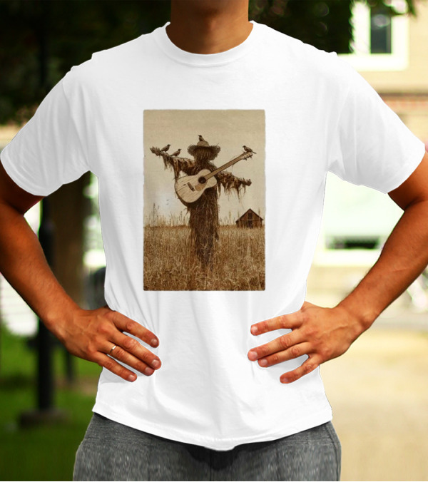 Kevin Morby Tour Hamburg Germany Nov 16 2024 Scarecrow Guitar Birds T-Shirt