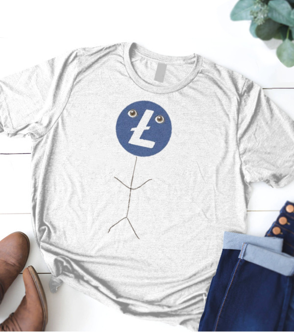 Litecoin Foundation Take The L Stick Figure T-Shirt