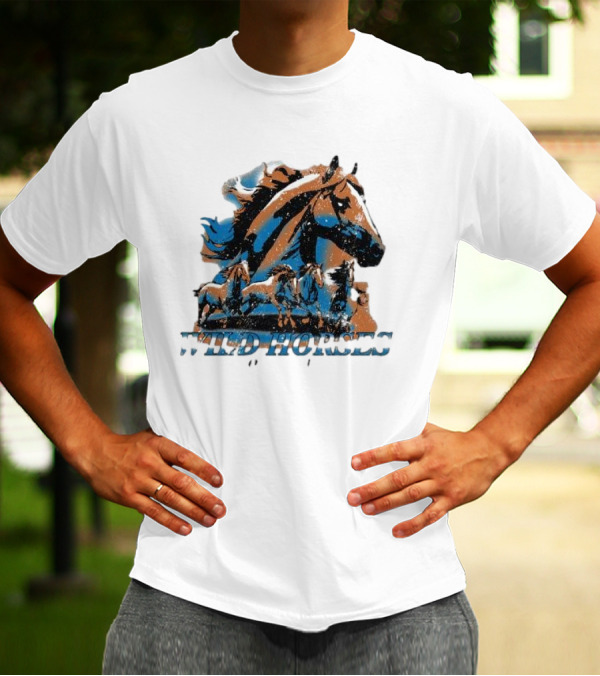 Wild Horses Born To Run Running Wild Hang Over Gang T-Shirt