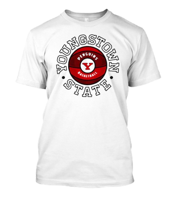 Youngstown State Penguins Basketball Y T-Shirt