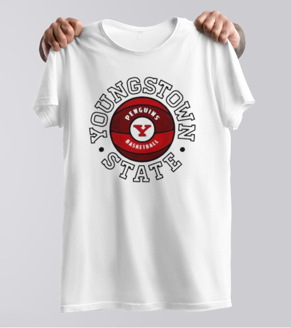 Youngstown State Penguins Basketball Y T-Shirt