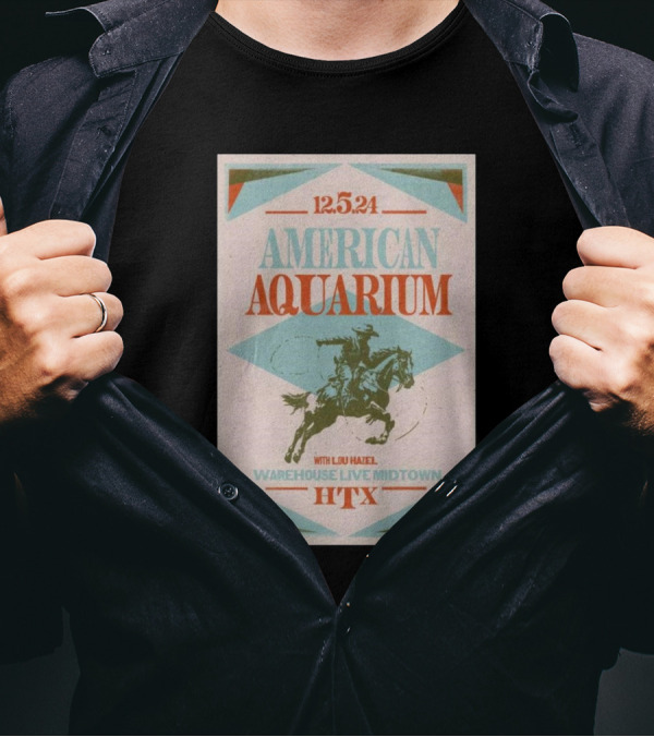 12.5.24 American Aquarium With Lou Hazel Warehouse Live Midtown HTX T-Shirt