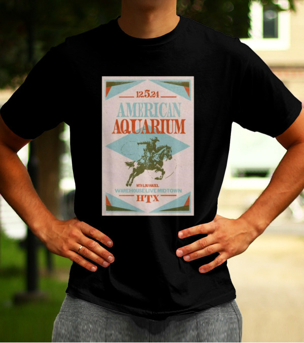 12.5.24 American Aquarium With Lou Hazel Warehouse Live Midtown HTX T-Shirt