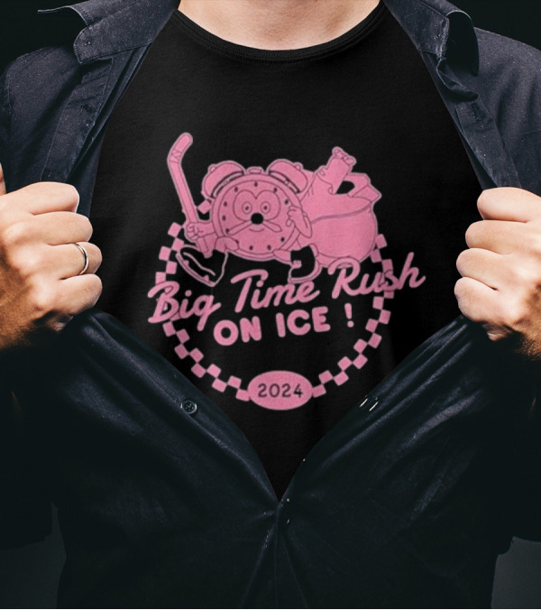 Big Time Rush On Ice 2024 Ice Skating Cartoon Character T-Shirt