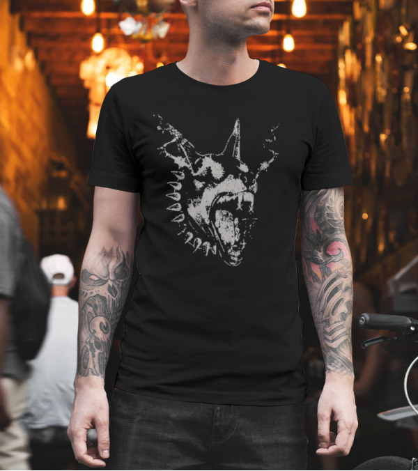 Dyson Daniels Wearing Règne Dogs Only Fierce Animal Head T-Shirt