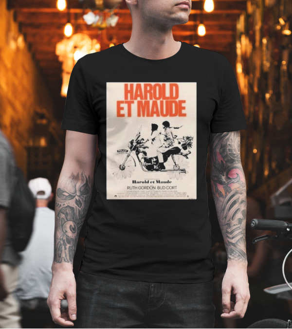 HAROLD ET MAUDE RUTH GORDON BUD CORT FRENCH MOVIE T-Shirt