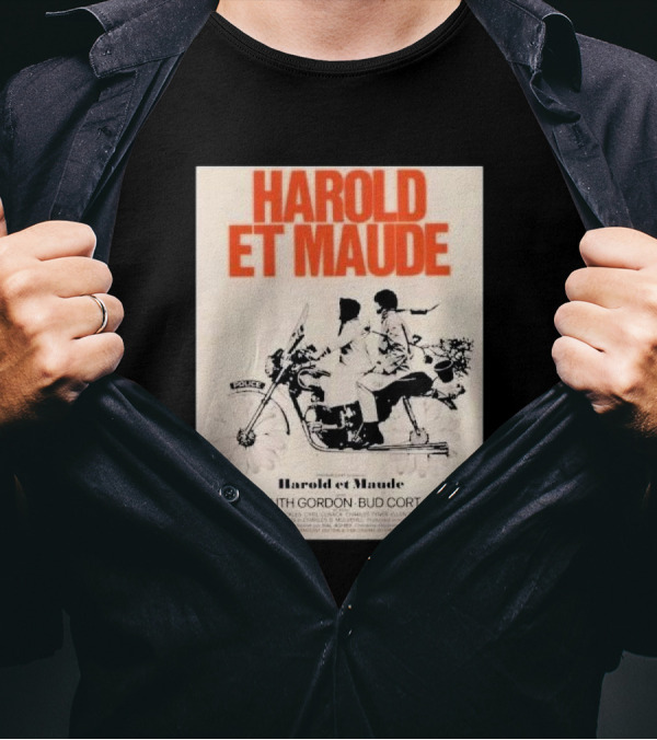 HAROLD ET MAUDE RUTH GORDON BUD CORT FRENCH MOVIE T-Shirt