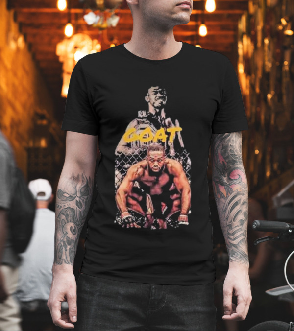 Jon Jones GOAT UFC Champion Image T-Shirt