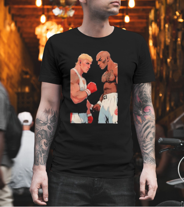 Mike Tyson Champion Faceoff With Blonde Boxer T-Shirt