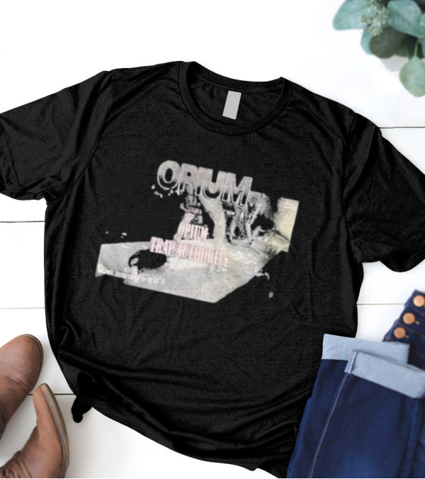 OPIUM TRAP AUTHORITY VINTAGE GRUNGE T-Shirt