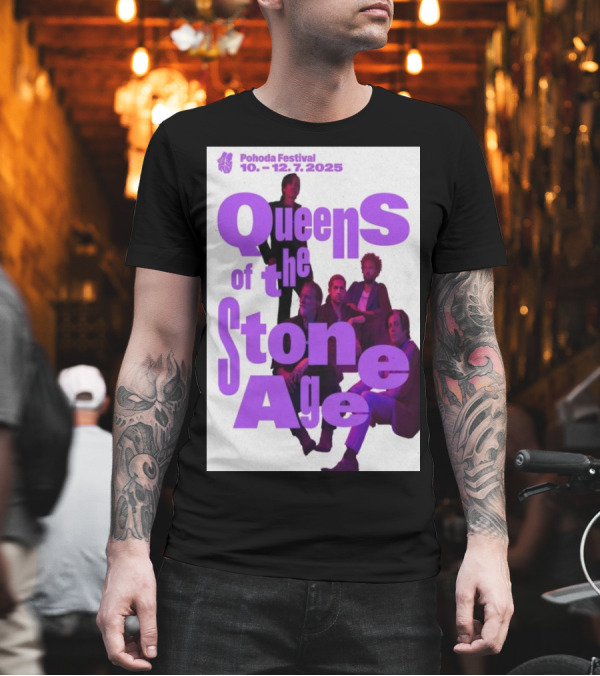 Queens Of The Stone Age Pohoda Festival July 10-12 2025 Tour T-Shirt