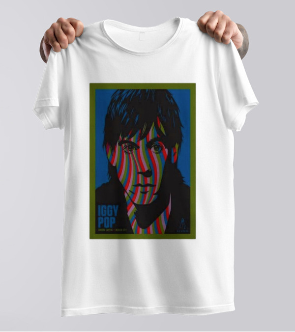 Iggy Pop Mexico City 17 Nov 2024 Corona Capital Festival T-Shirt