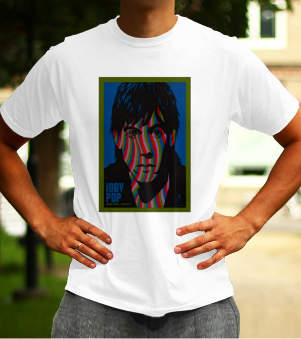 Iggy Pop Mexico City 17 Nov 2024 Corona Capital Festival T-Shirt