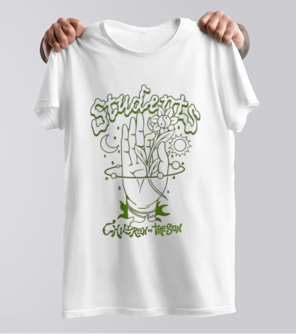 Students Children Of The Sun Hand Flower Moon Sun T-Shirt