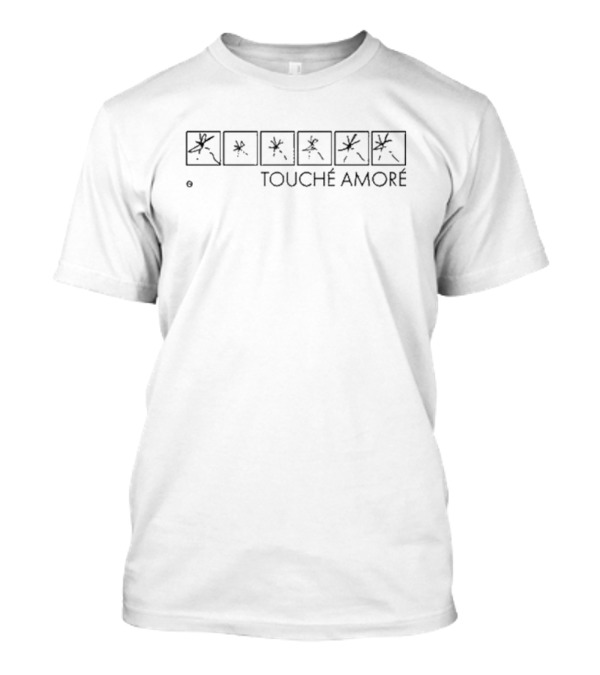 TOUCHÉ AMORÉ Abstract Floral Square Sequence T-Shirt
