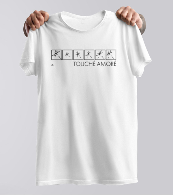 TOUCHÉ AMORÉ Abstract Floral Square Sequence T-Shirt