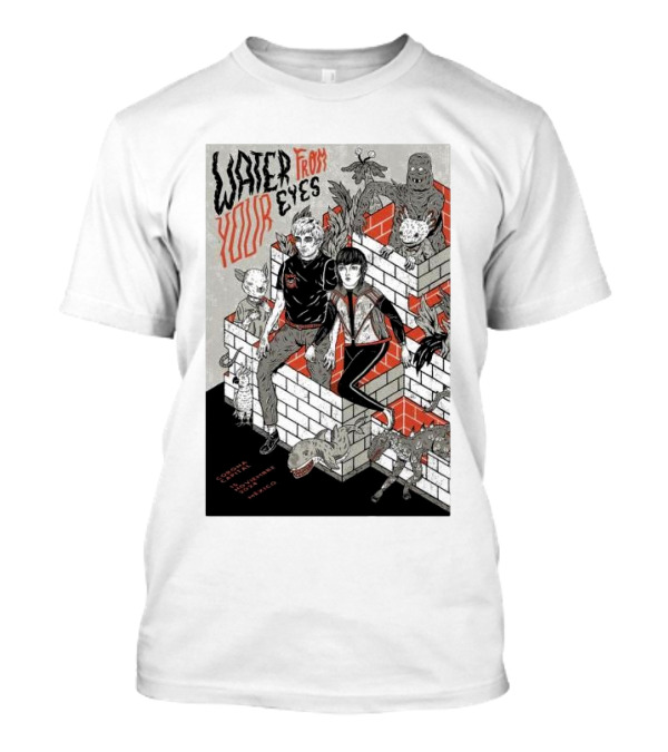 Water From Your Eyes Concert Poster Mexico City November 15 2024 Capital Corona T-Shirt