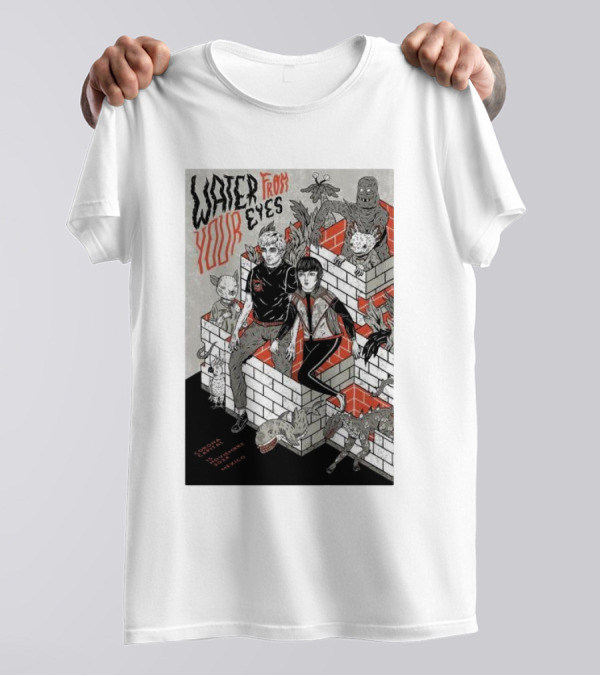 Water From Your Eyes Concert Poster Mexico City November 15 2024 Capital Corona T-Shirt