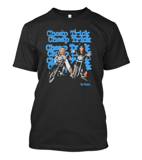 Cheap Trick In Color Motorcycle Riders T-Shirt