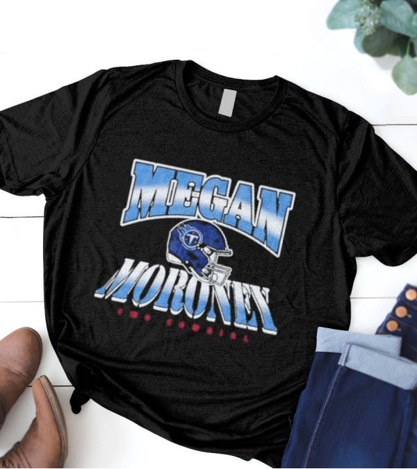 Megan Moroney Emo Cowgirl Tennessee Titans Helmet T-Shirt