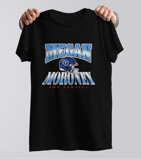 Megan Moroney Emo Cowgirl Tennessee Titans Helmet T-Shirt