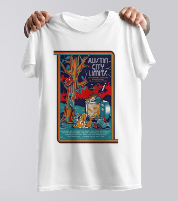 Austin City Limits Celebrates 50 Years ACL Live At The Moody Theater November 21 T-Shirt