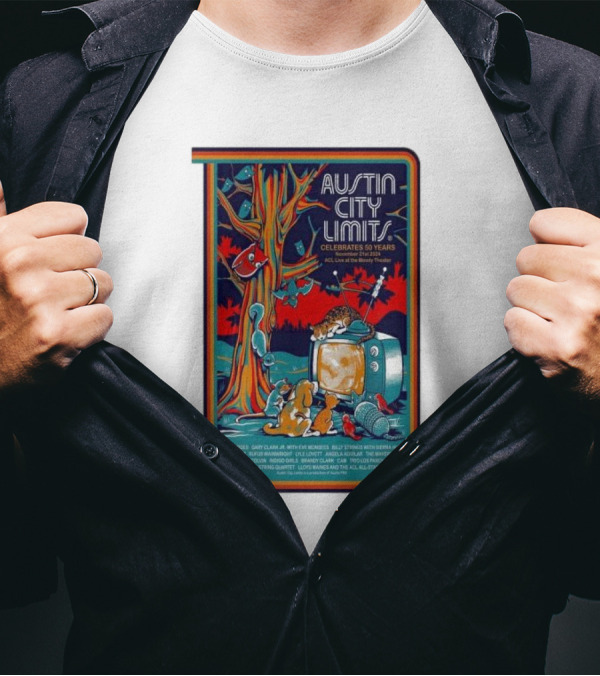 Austin City Limits Celebrates 50 Years ACL Live At The Moody Theater November 21 T-Shirt