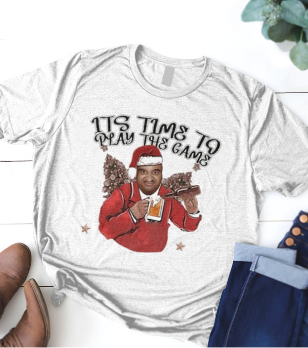 ITS TIME TO PLAY THE GAME SANTA BEER CHRISTMAS T-Shirt