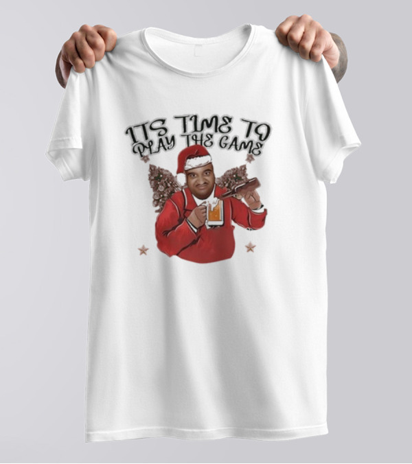 ITS TIME TO PLAY THE GAME SANTA BEER CHRISTMAS T-Shirt