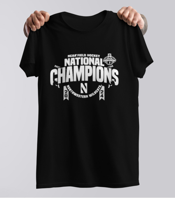 Northwestern Wildcats 2024 NCAA Field Hockey National Champions T-Shirt