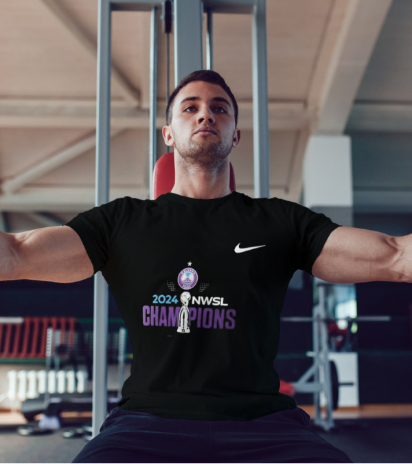 Orlando Pride 2024 NWSL Champions Soccer Trophy T-Shirt