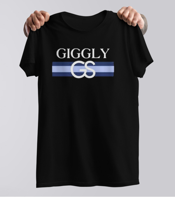 Giggly GS Monogram Blue Stripes T-Shirt