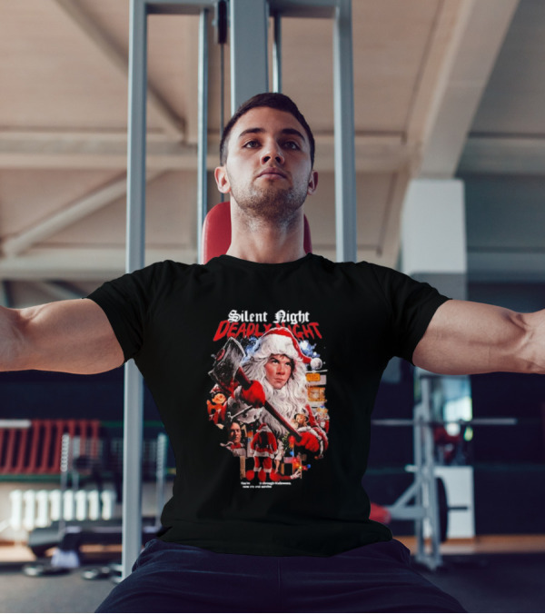 Silent Night Deadly Night Gutter Garbs Christmas Horror Santa Axe T-Shirt