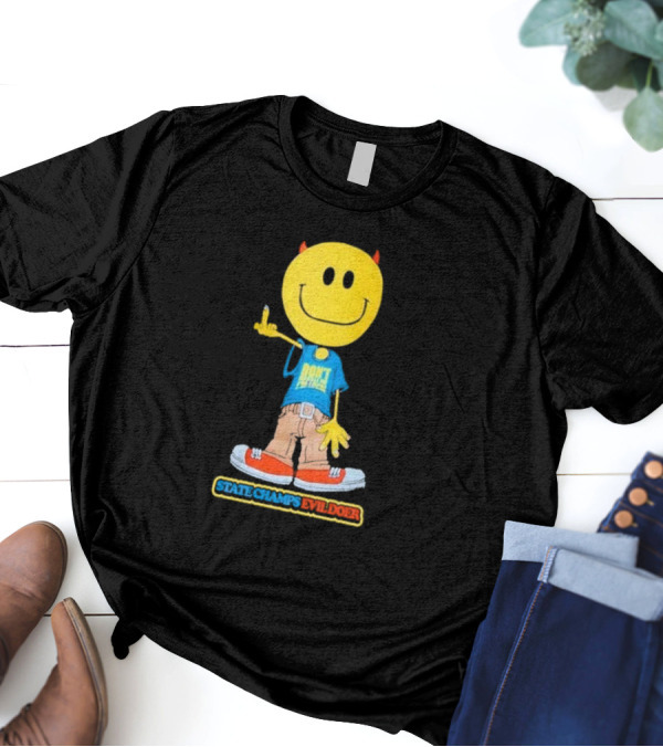 State Champs Evil Doer Don't Panic Emoji Collab T-Shirt
