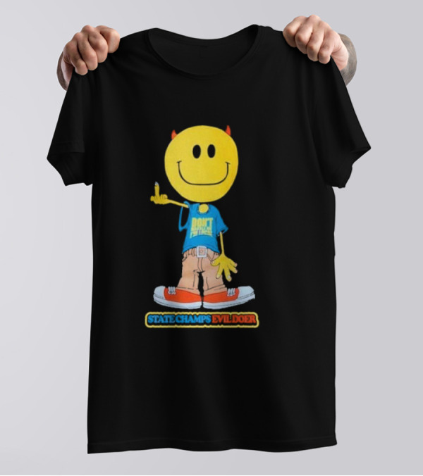 State Champs Evil Doer Don't Panic Emoji Collab T-Shirt